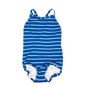Hanna Andersson Striped One Piece Bathing Suit Size 85cm (2T) NWOT